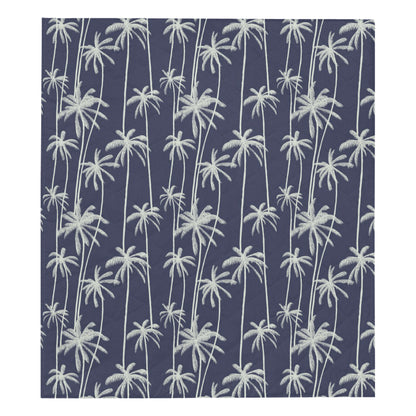 Palm Tree Pattern Print Design PT06 Premium Quilt