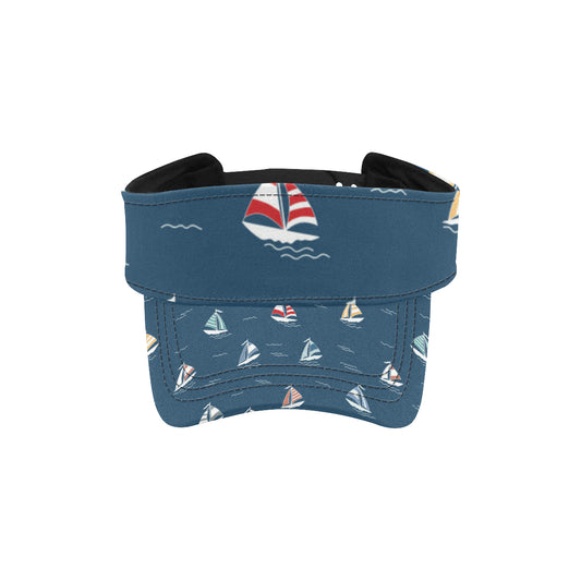 Sailing Ships Pattern Print Design A02 Unisex Sun Visor
