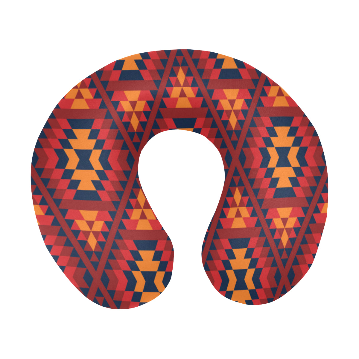Navajo Pattern Print Design A03 U-Shaped Travel Neck Pillow