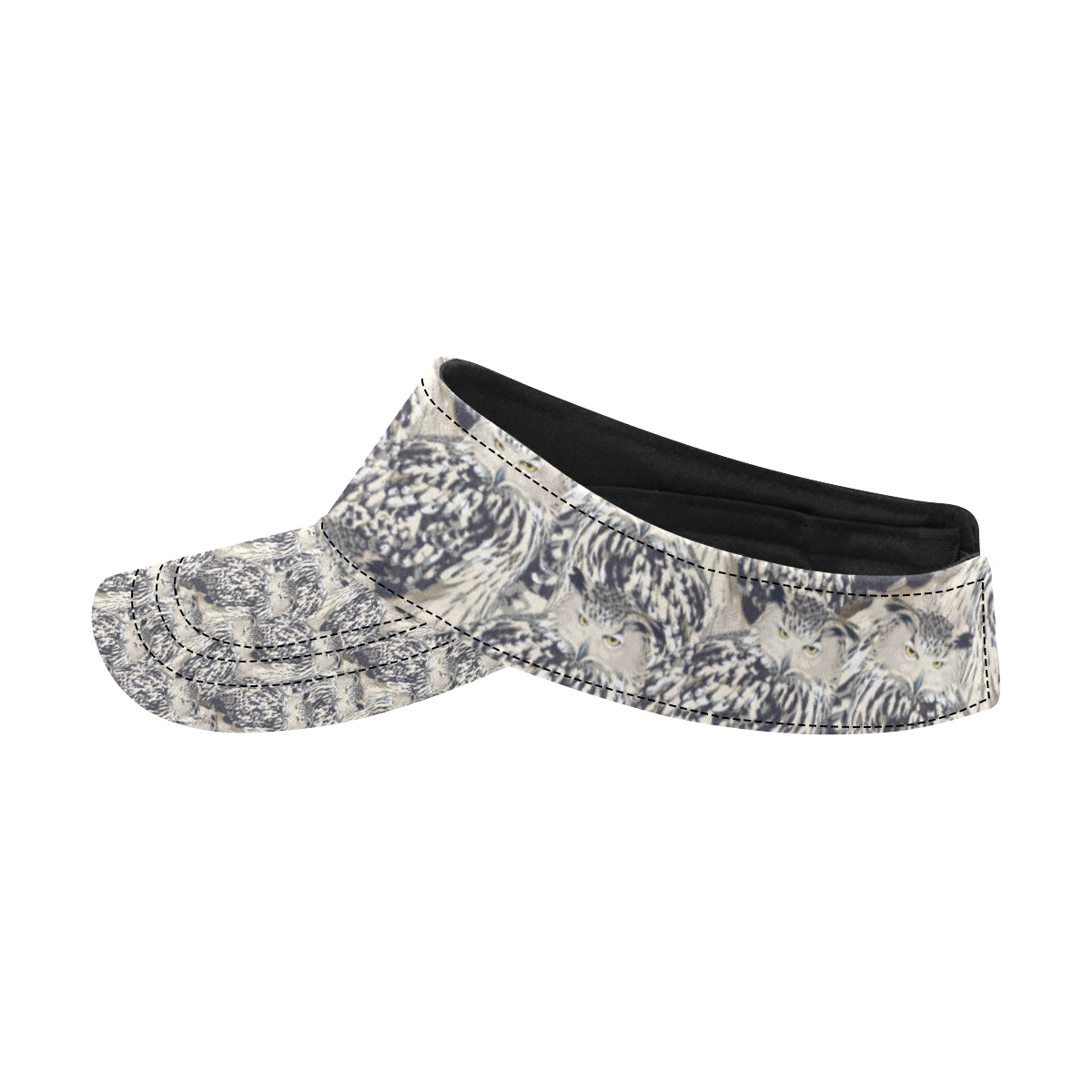 Owl Realistic Themed Design Print Unisex Sun Visor