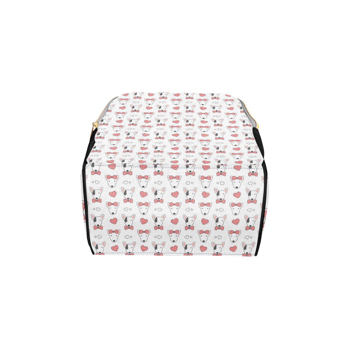 Bull Terriers Pattern Print Design 08 Diaper Bag Backpack