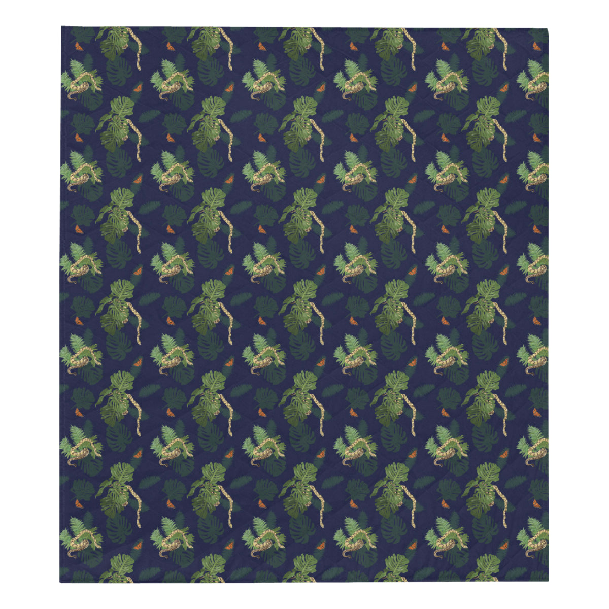 Boa Pattern Print Design 02 Premium Quilt