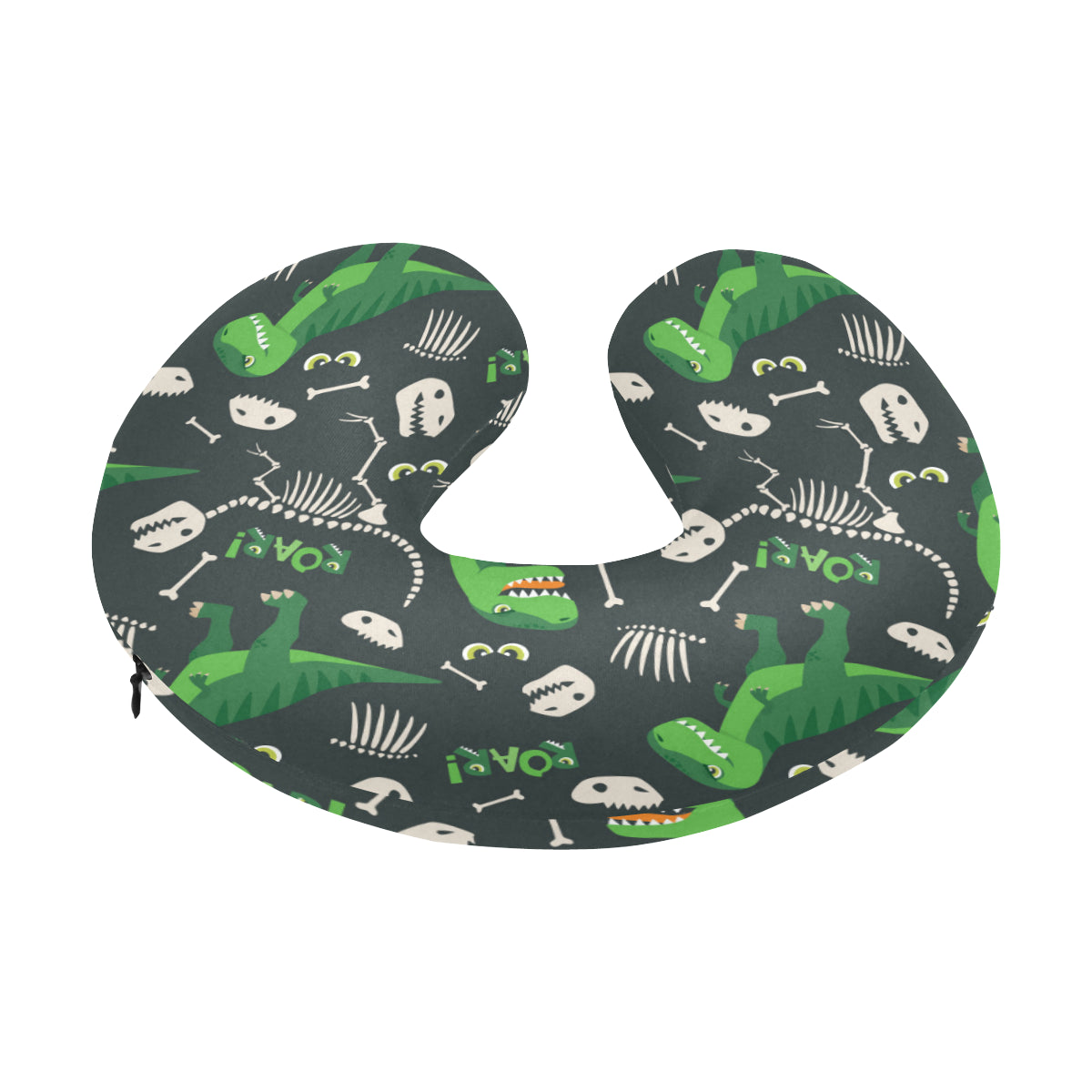 T Rex Pattern Print Design A05 U-Shaped Travel Neck Pillow
