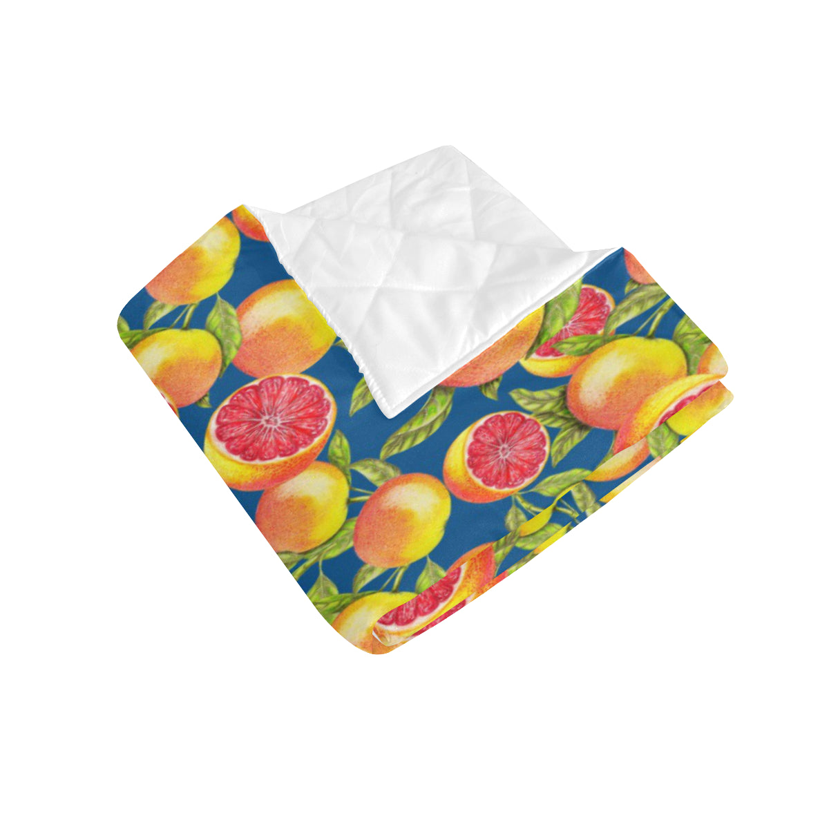 Grapefruit Pattern Print Design GF04 Premium Quilt