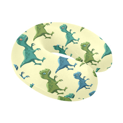 T Rex Pattern Print Design A04 U-Shaped Travel Neck Pillow