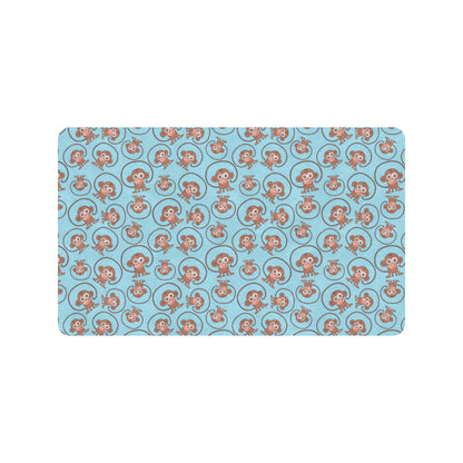 Monkey Cute Design Themed Print Rubber Doormat