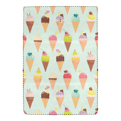 Ice Cream Pattern Print Design 03 Women's Trifold Wallet