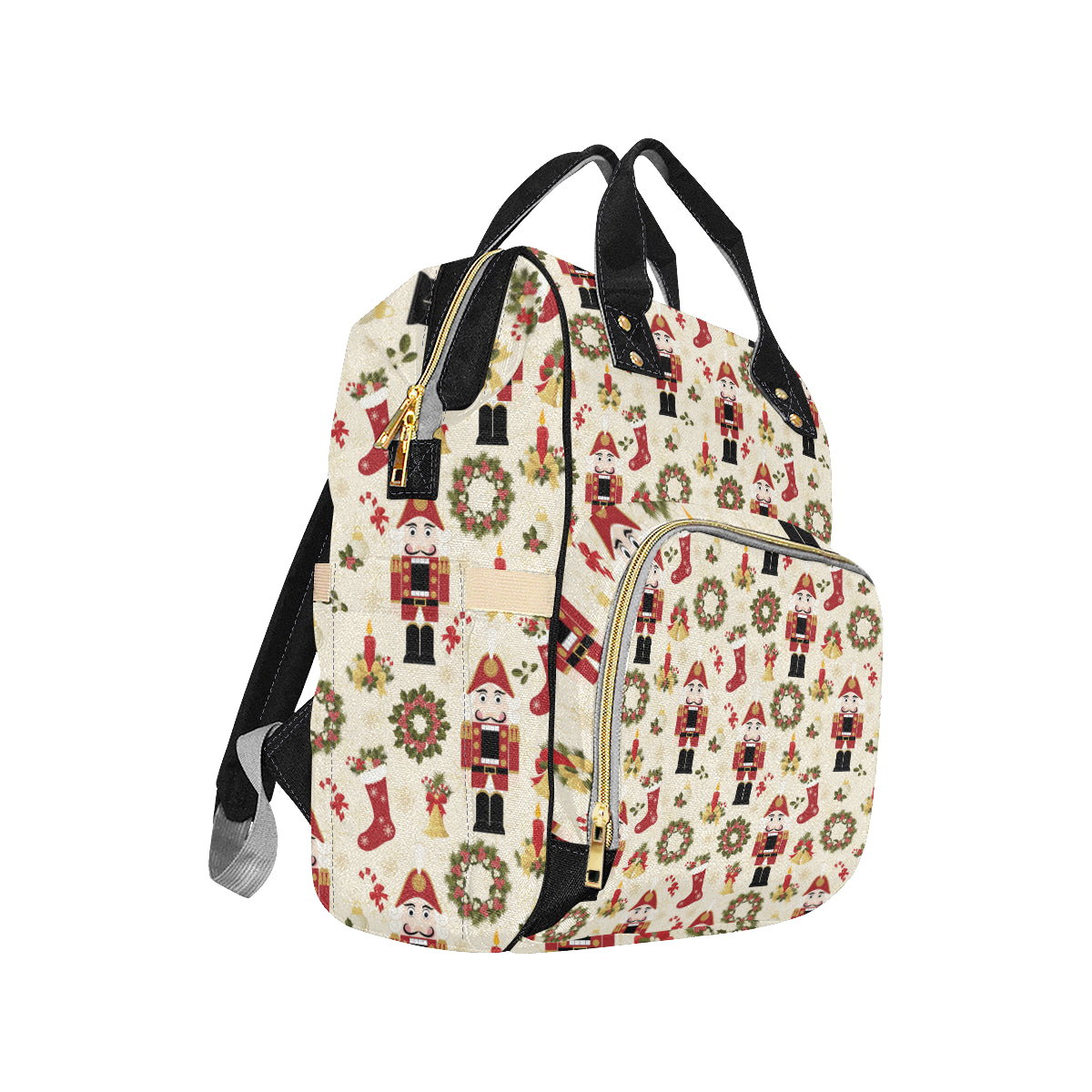 Nutcracker Pattern Print Design A01 Diaper Bag Backpack
