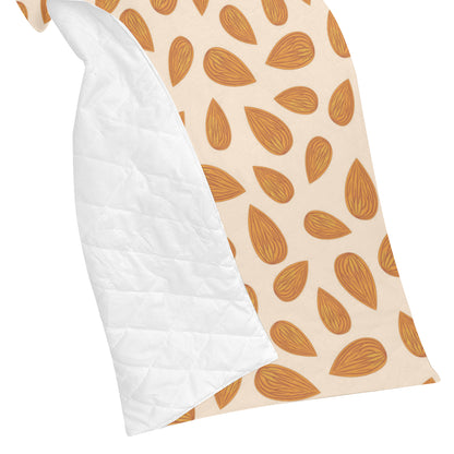 Almond Pattern Print Design 03 Premium Quilt
