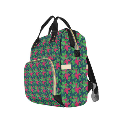 Zombie Themed Design Pattern Print Diaper Bag Backpack