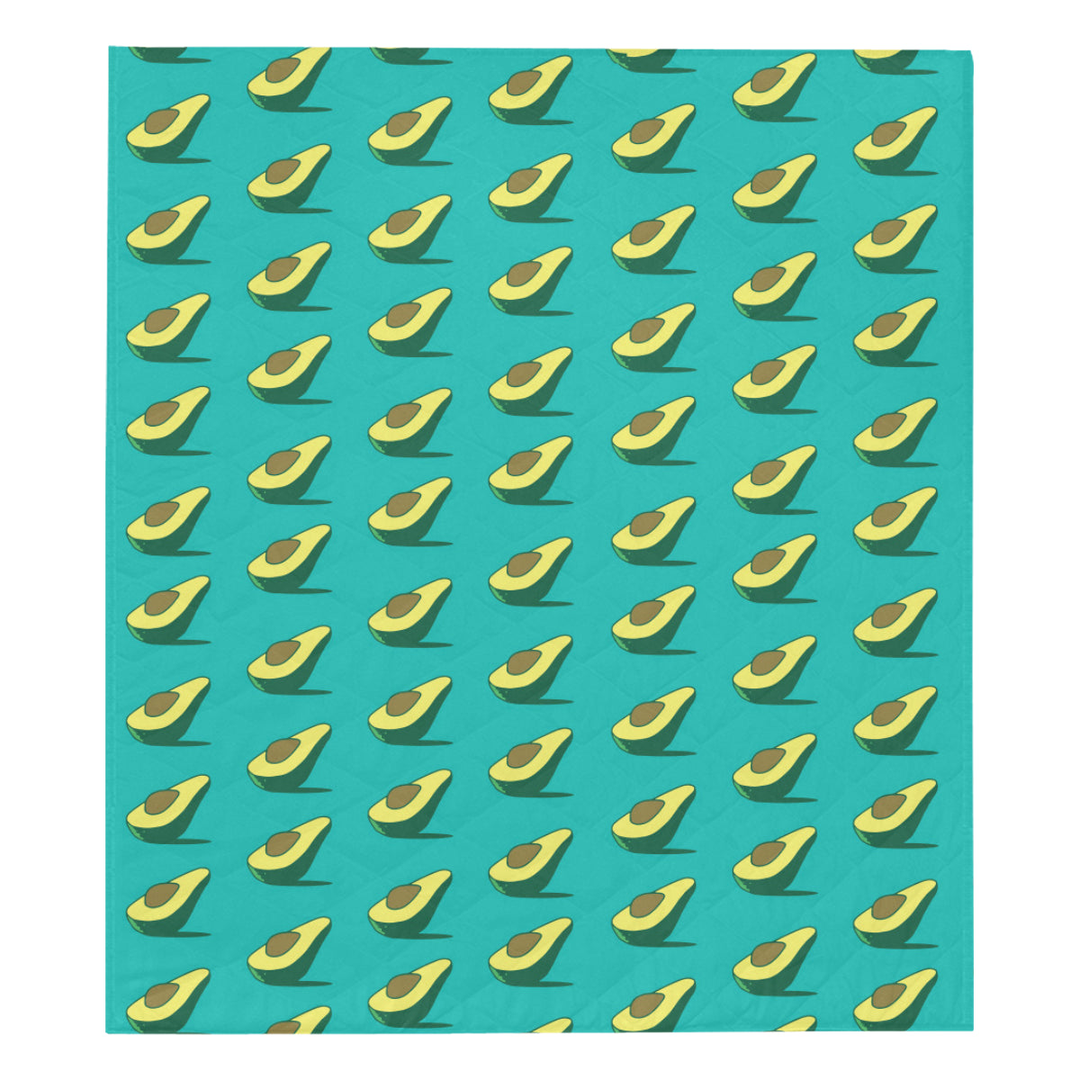 Avocado Pattern Print Design 03 Premium Quilt