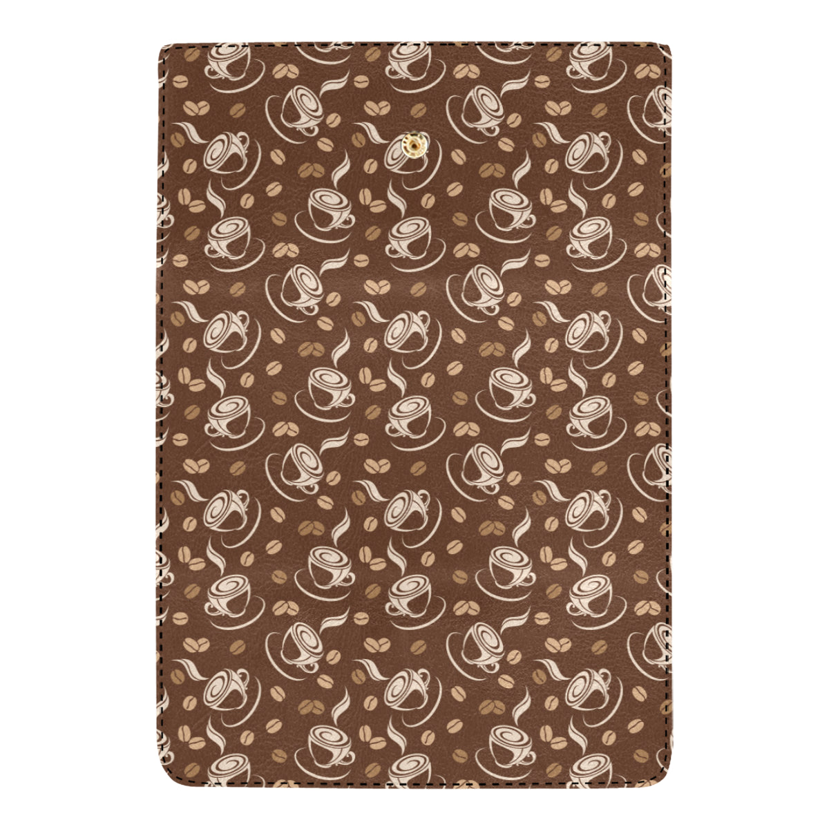 Coffee Pattern Print Design 03 Women's Trifold Wallet