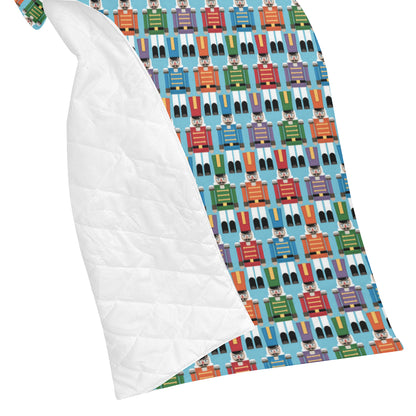 Nutcracker Pattern Print Design A02 Premium Quilt
