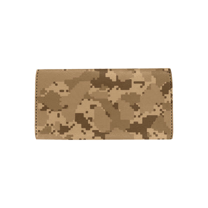 ACU Desert Digital Pattern Print Design 01 Women's Trifold Wallet