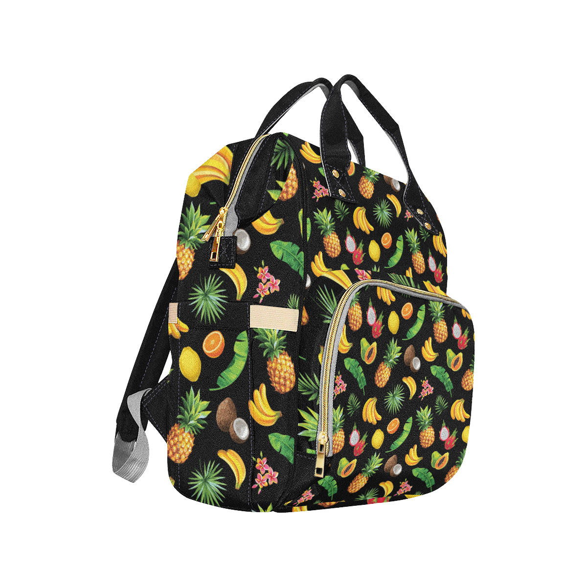 Tropical Fruits Pattern Print Design TF03 Diaper Bag Backpack