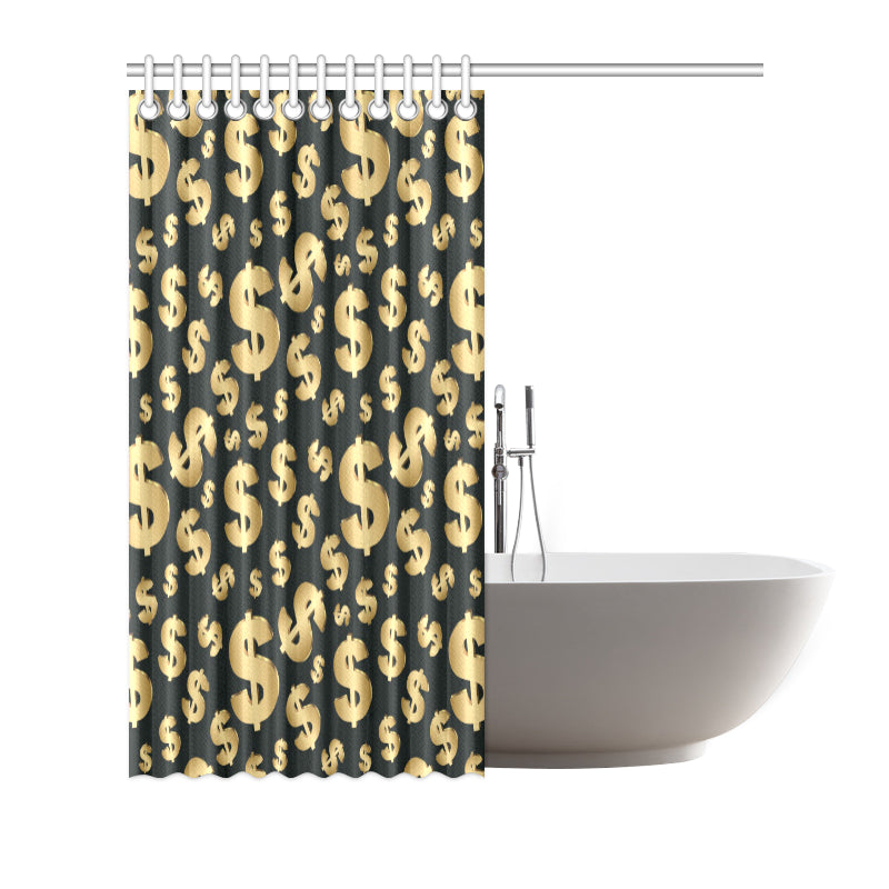 Dollar Pattern Print Design DO04 Shower Curtain