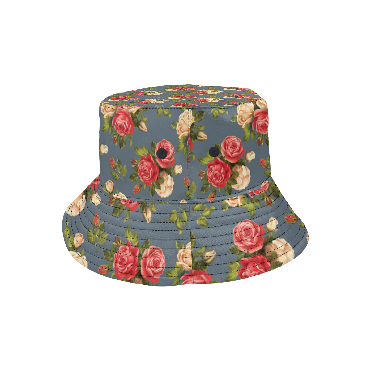 Rose Pattern Print Design RO017 Unisex Bucket Hat