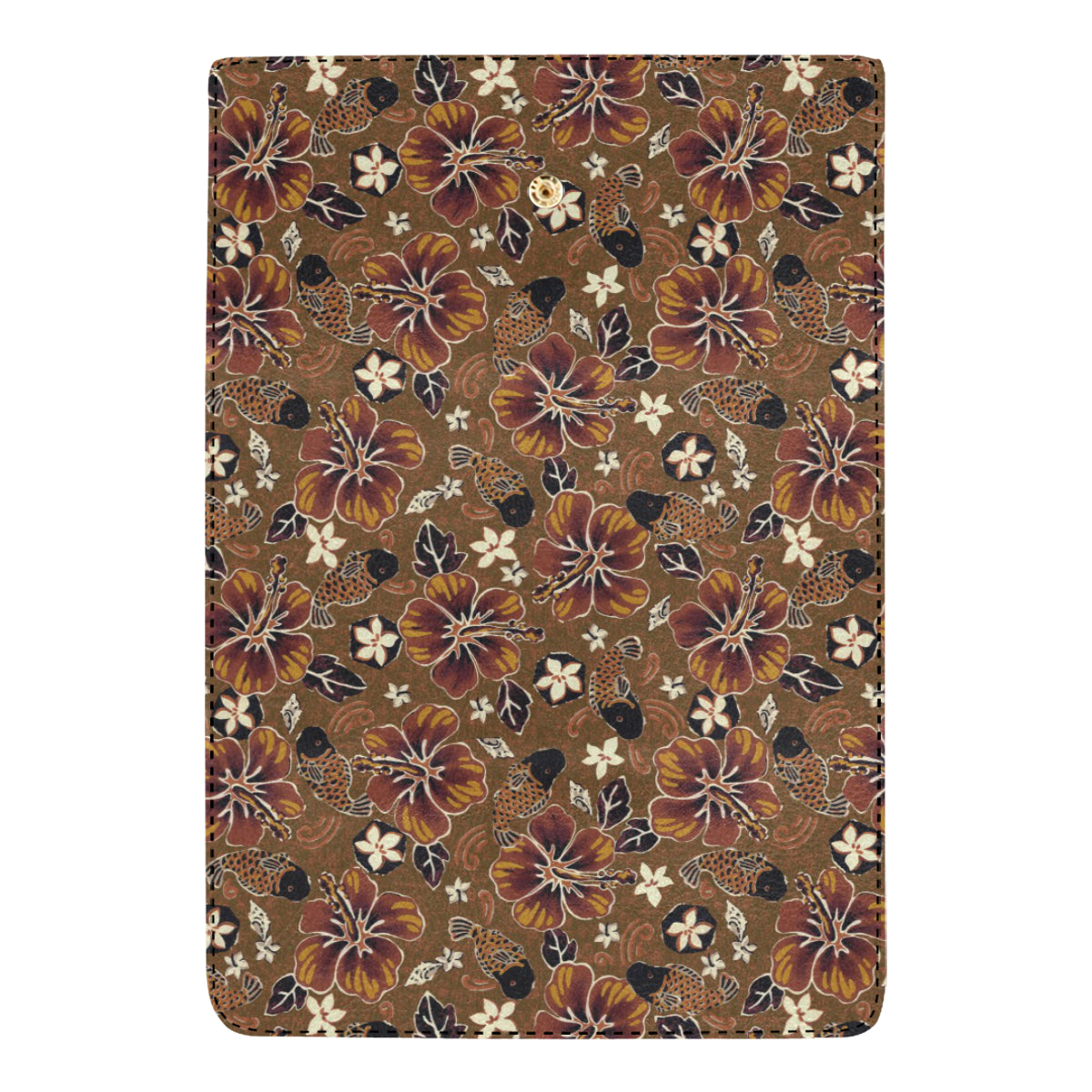 Hawaiian Themed Pattern Print Design H01 Women's Trifold Wallet