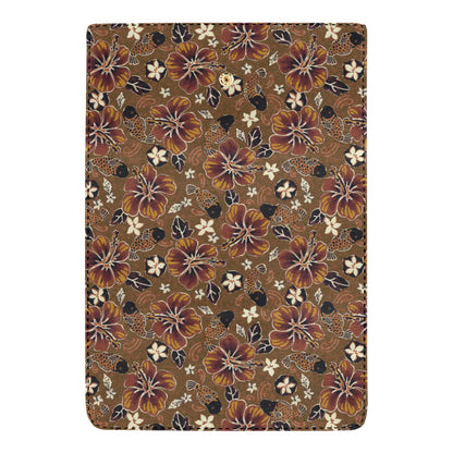 Hawaiian Themed Pattern Print Design H01 Women's Trifold Wallet