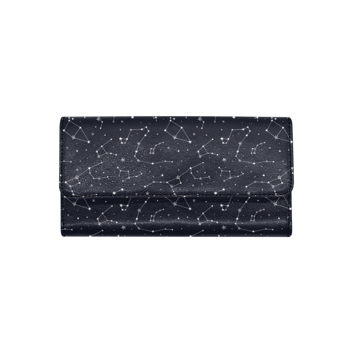 Constellation Pattern Print Design 03 Women's Trifold Wallet