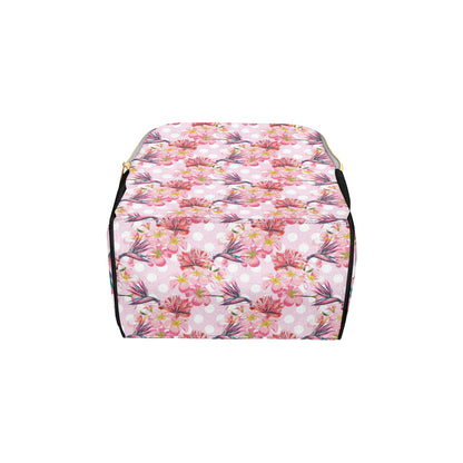 Bird Of Paradise Pattern Print Design BOP011 Diaper Bag Backpack