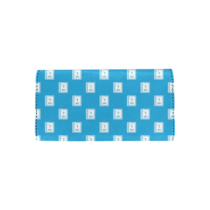 Bible Pattern Print Design 02 Women's Trifold Wallet