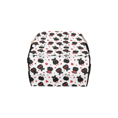 Affenpinscher Pattern Print Design 01 Diaper Bag Backpack