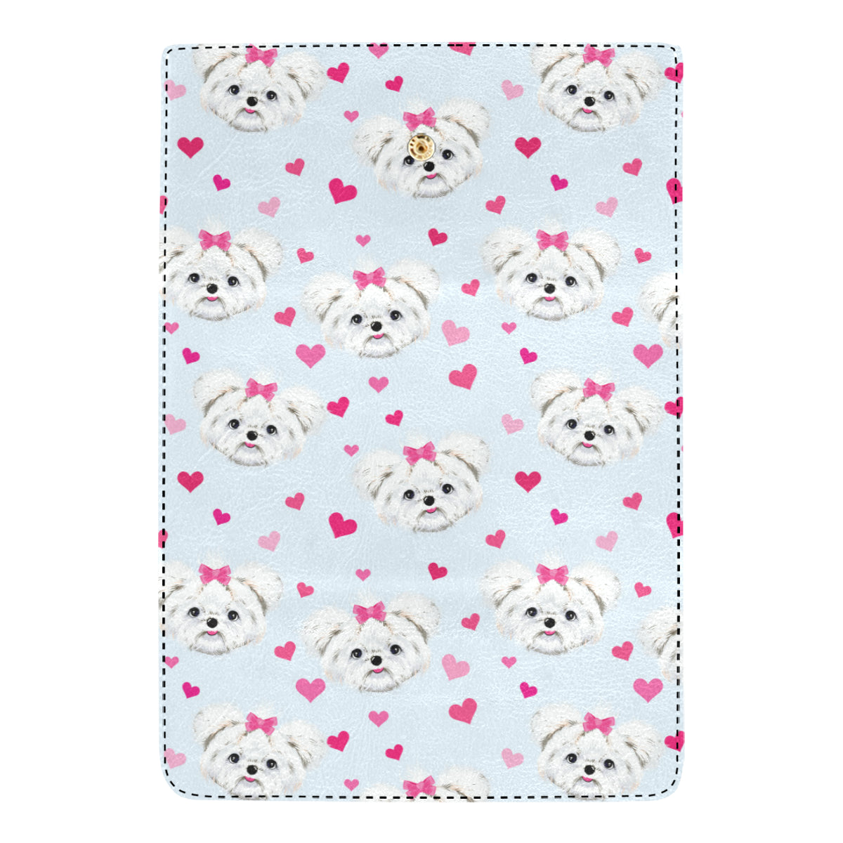 Maltese Pattern Print Design 03 Women's Trifold Wallet