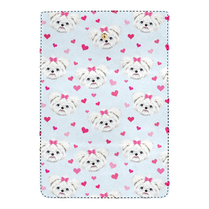 Maltese Pattern Print Design 03 Women's Trifold Wallet