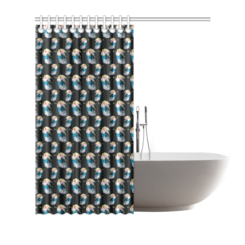 Angel with Wings Beautiful Design Print Shower Curtain