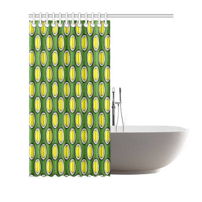 Durian Pattern Print Design DR01 Shower Curtain