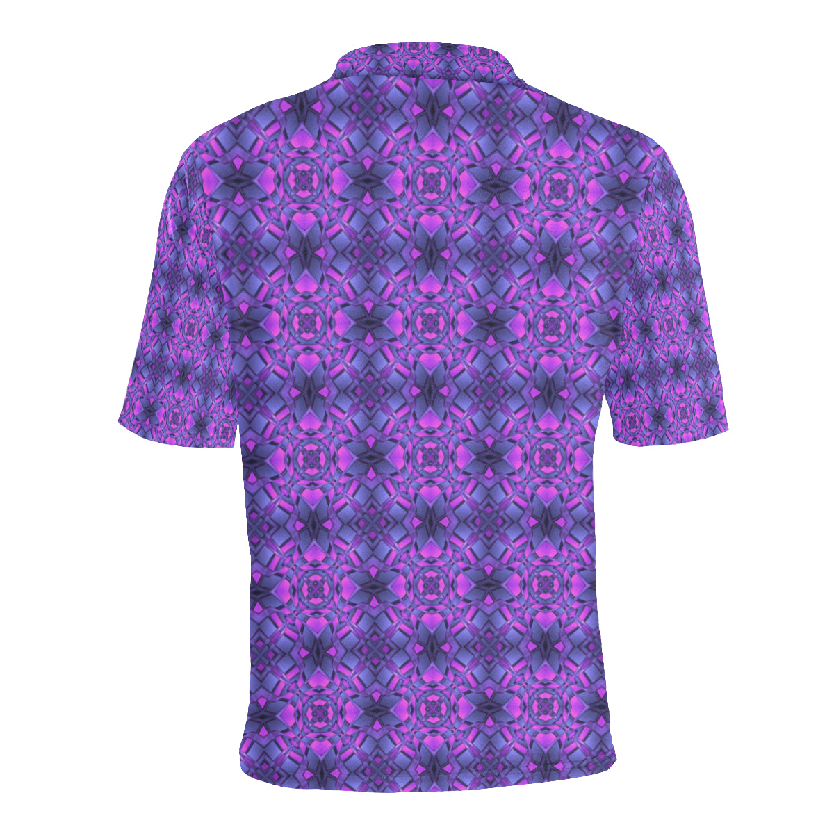 kaleidoscope Pattern Print Design Men Polo Shirt