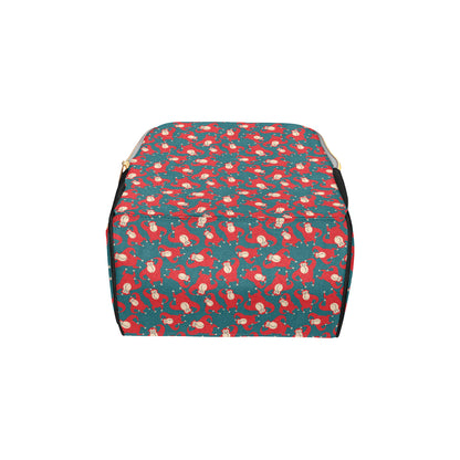 Chimpanzee Pattern Print Design 04 Diaper Bag Backpack