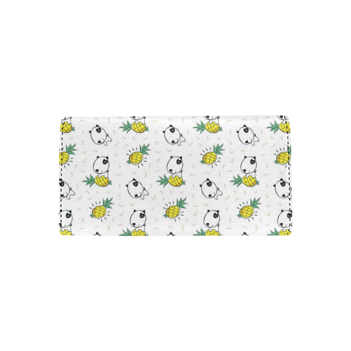 Bull Terriers Pattern Print Design 05 Women's Trifold Wallet