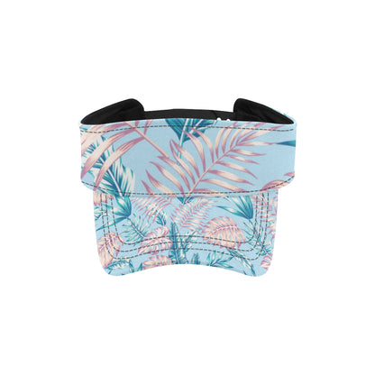 Tropical Flower Pattern Print Design TF01 Unisex Sun Visor