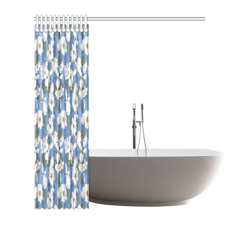 Magnolia Pattern Print Design 01 Shower Curtain