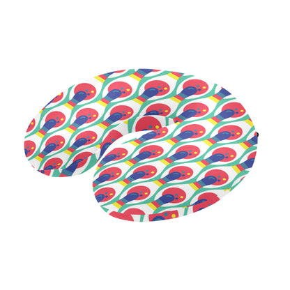 Bowling Pattern Print Design 05 U-Shaped Travel Neck Pillow