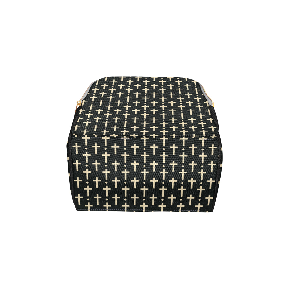 Cross Pattern Print Design 03 Diaper Bag Backpack