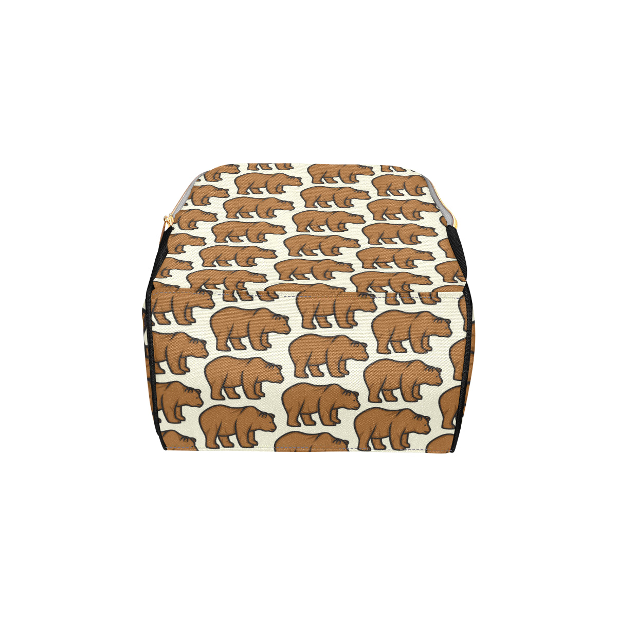 Bear Pattern Print Design BE05 Diaper Bag Backpack