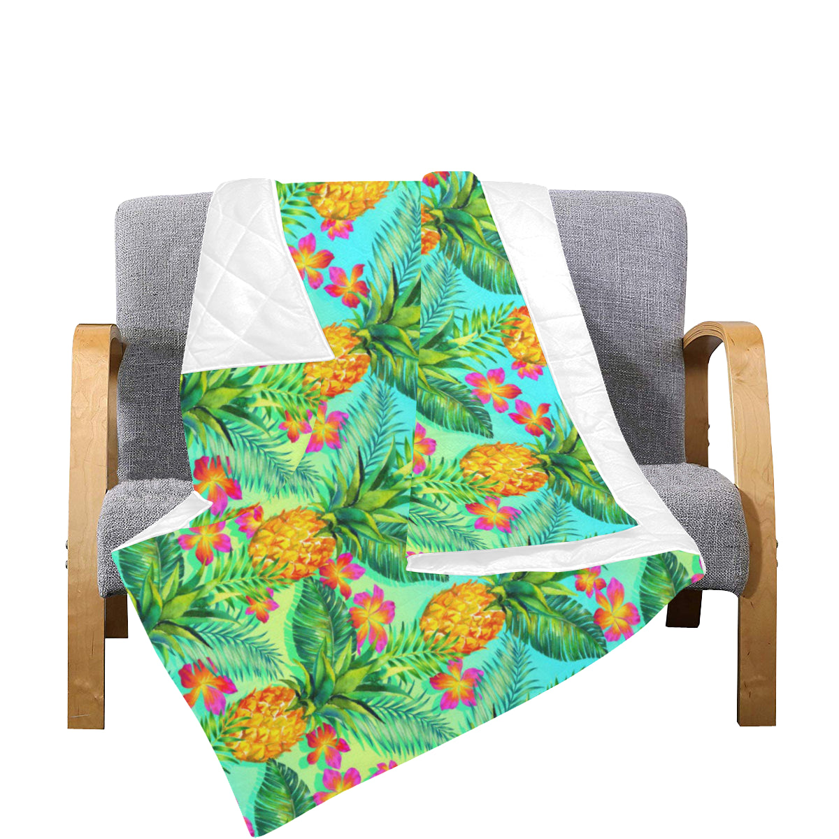 Pineapple Pattern Print Design PP010 Premium Quilt