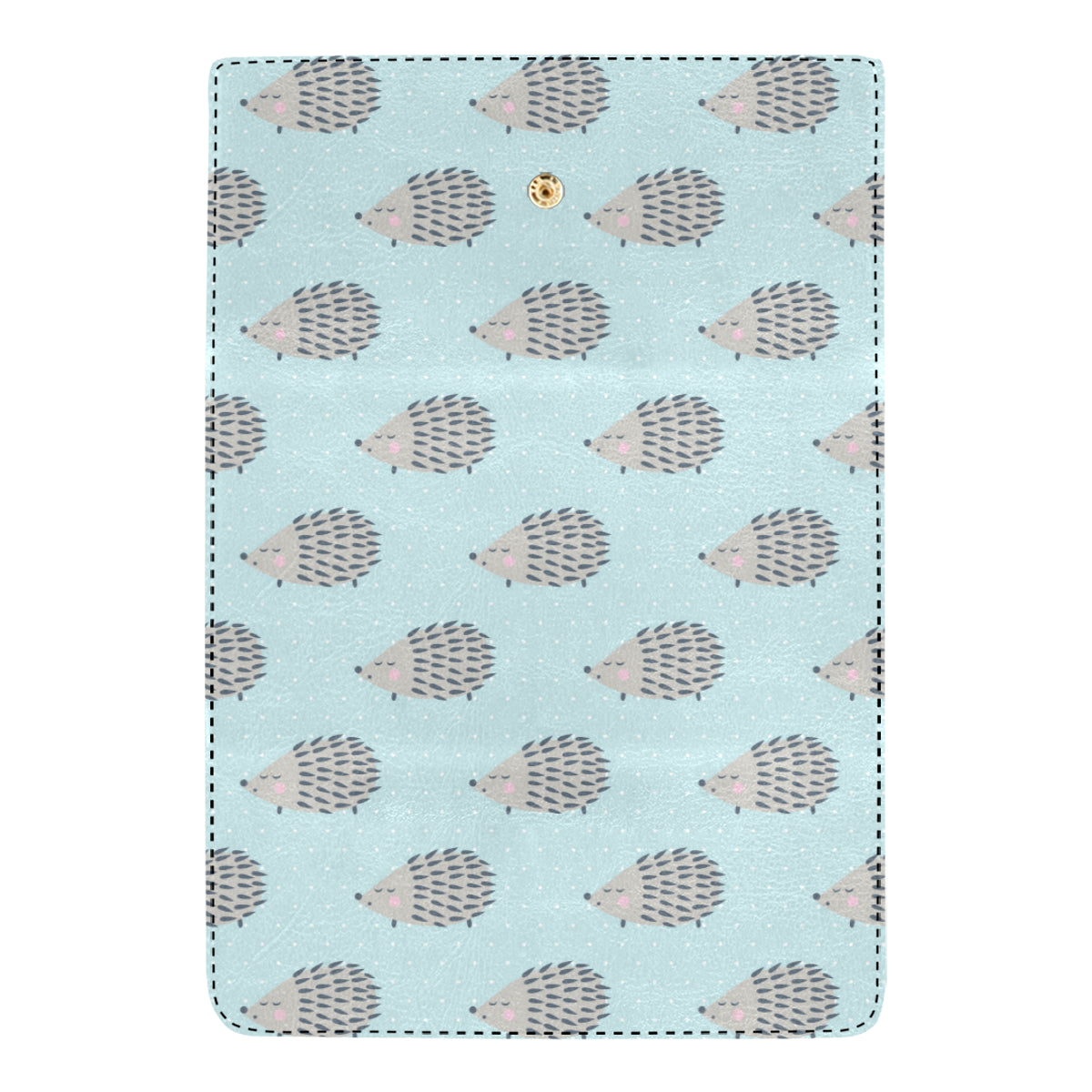 Hedgehog Pattern Print Design 02 Women's Trifold Wallet