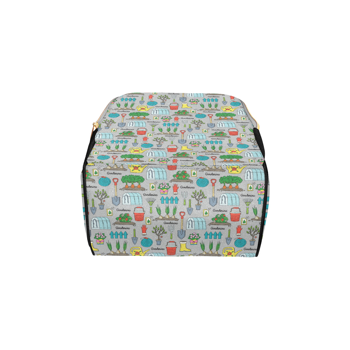Gardening Pattern Print Design G07 Diaper Bag Backpack