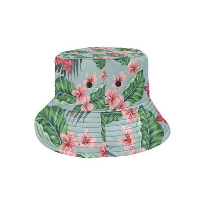 Plumeria Pattern Print Design PM027 Unisex Bucket Hat