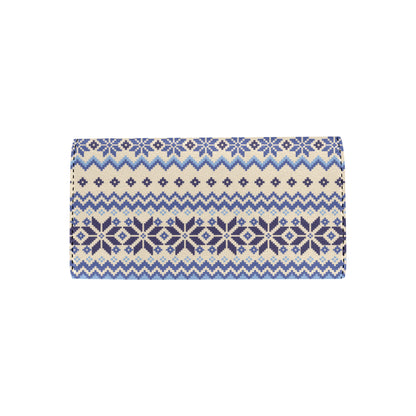 Nordic Pattern Print Design A03 Women's Trifold Wallet