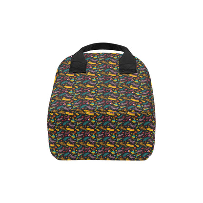 Aloha Hawaii Summer Design Themed Print Insulated Lunch Bag