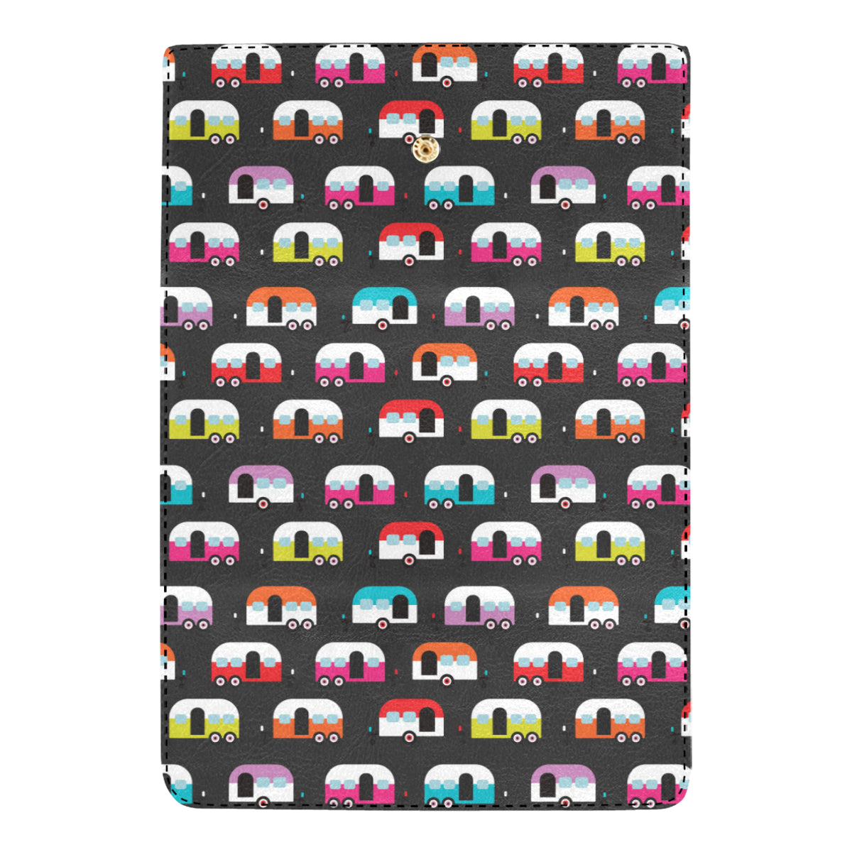 Camper Caravan Pattern Women's Trifold Wallet
