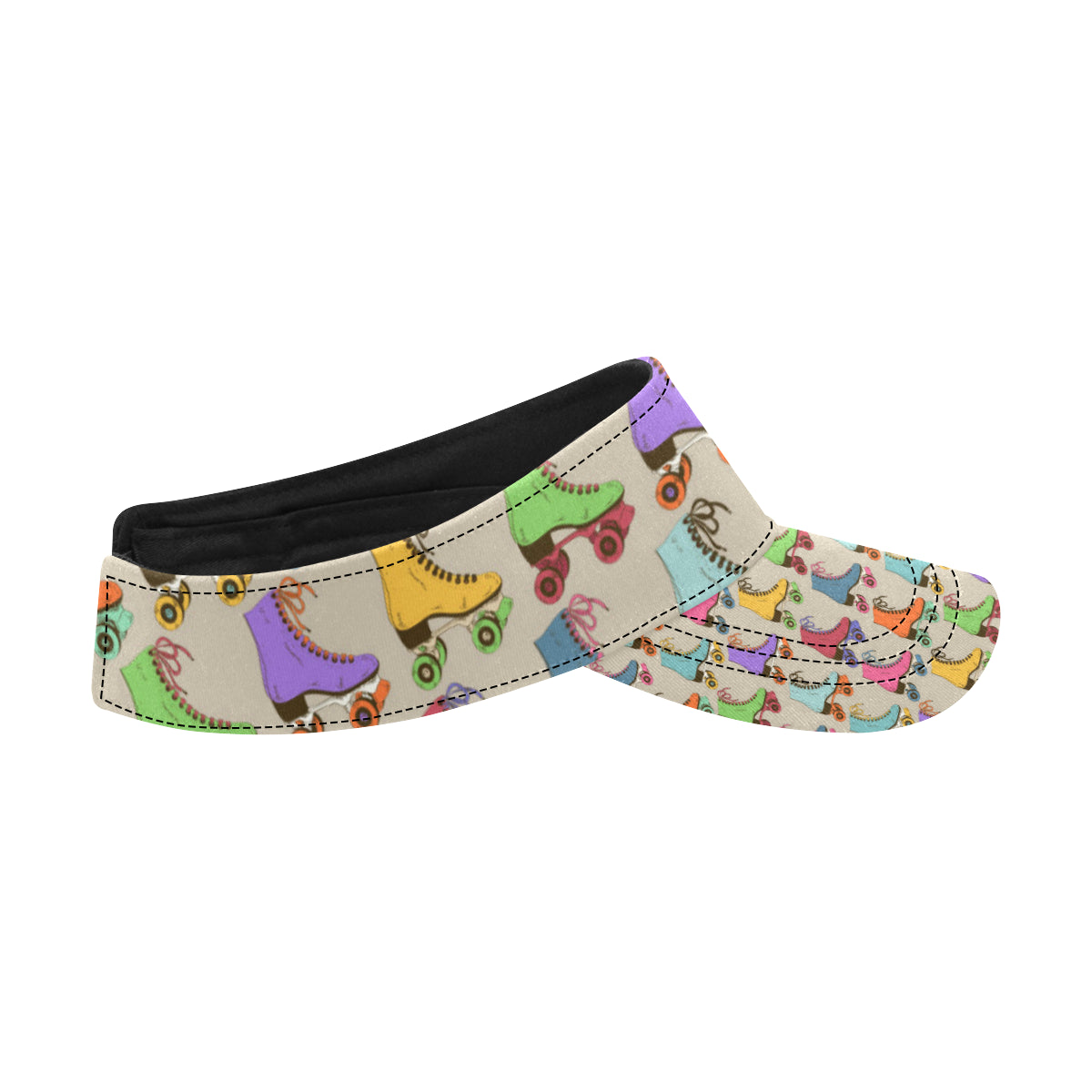 Roller skate Pattern Print Design A01 Unisex Sun Visor