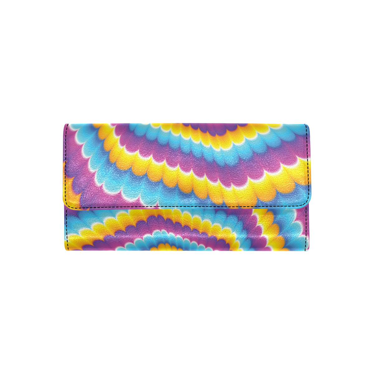 Optical illusion Pattern Print Design A04 Women's Trifold Wallet