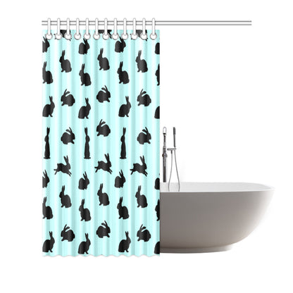 Rabbit Pattern Print Design RB010 Shower Curtain