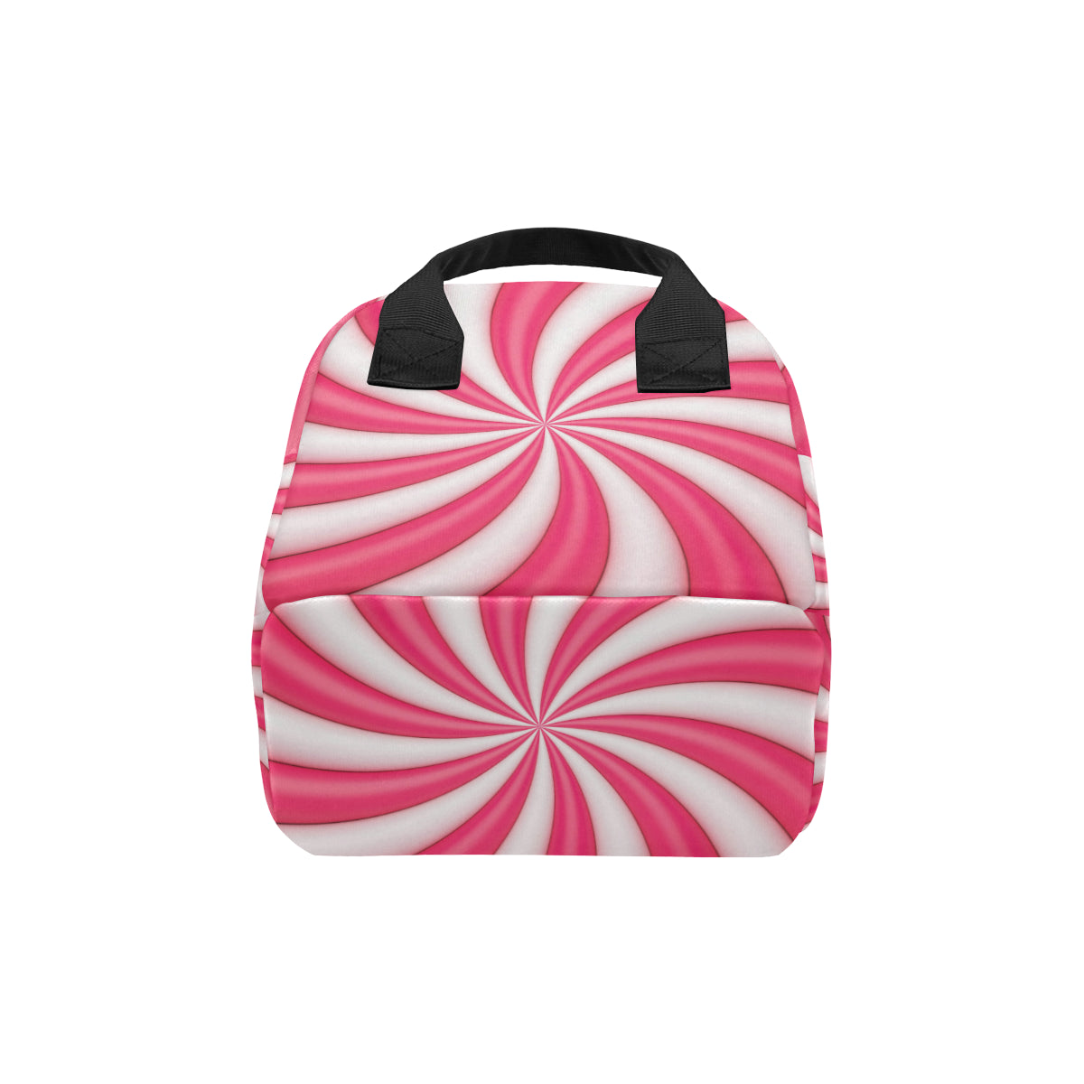 Vortex Twist Swirl Candy Print Insulated Lunch Bag